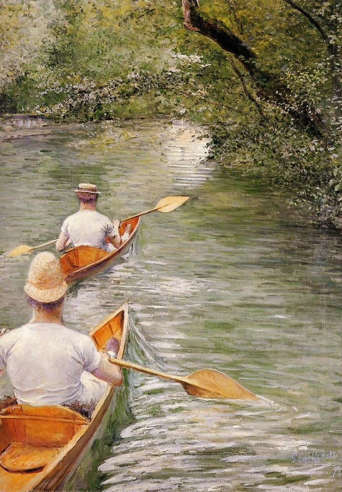 Gustave Caillebotte The Canoes
